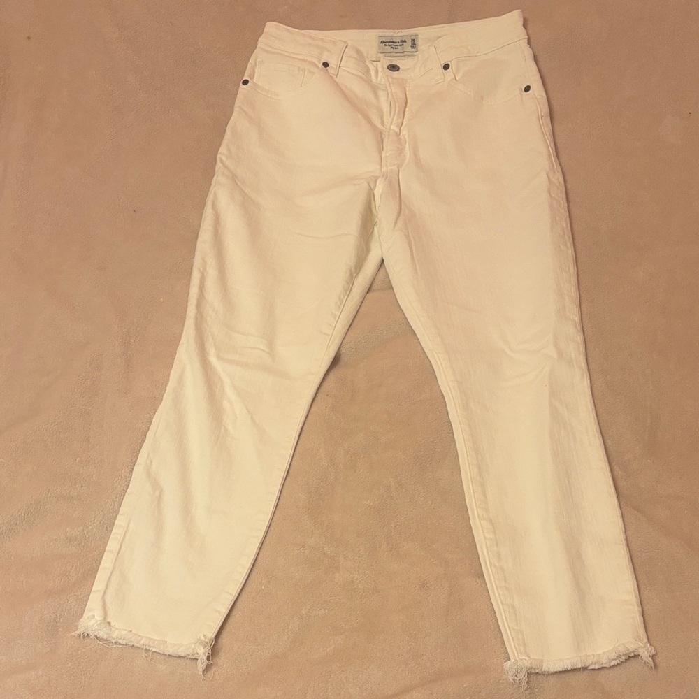 Abercrombie & Fitch White Jeans